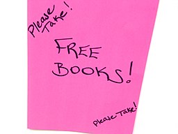 Flyer advertising free books