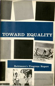 Scan of "Toward Equality: Baltimore's Progress Report"