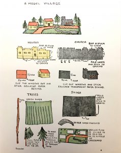 Instructions on building a toy model village