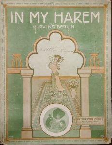 Sheet music cover of In My Harem