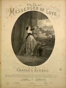 Sheet music cover Messenger of Love