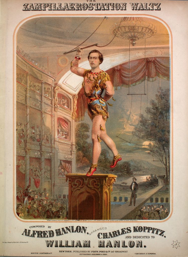 flying trapeze artist