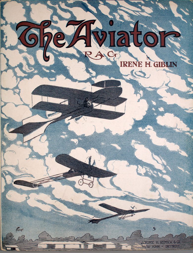 sheet music cover of airplane