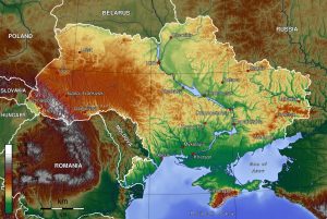 Ukraine Topographic Map