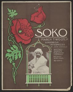 Sheet music cover for "Soko"