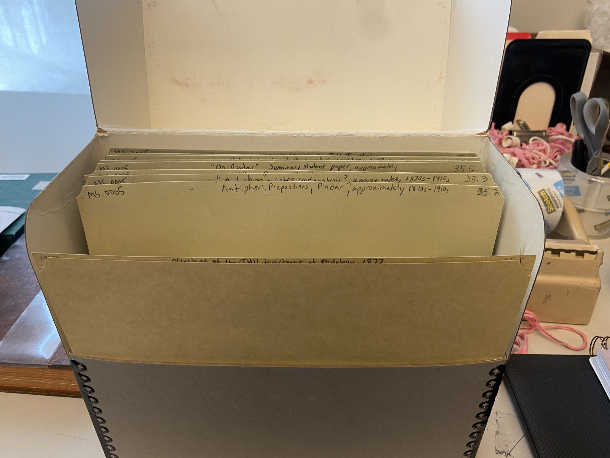 Reprocessing the Basil Lanneau Gildersleeve Papers, Part I Why do